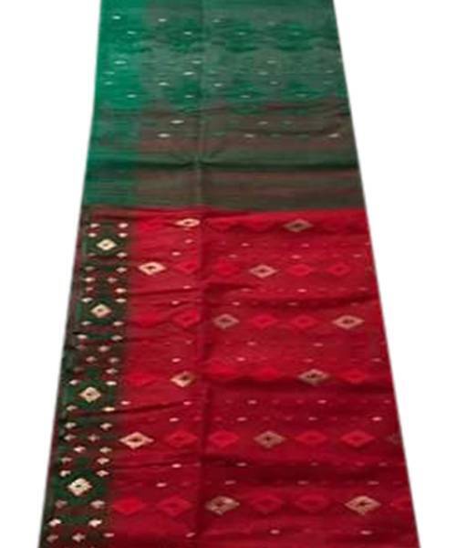 Buy Albina Jamdani Handwoven Linen Saree | Chidiyaa – Chidiyaa