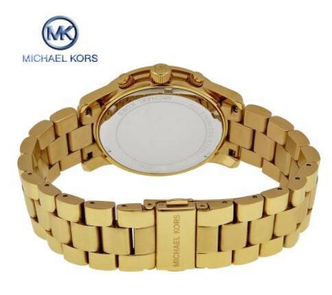 michael kors gold watch black face