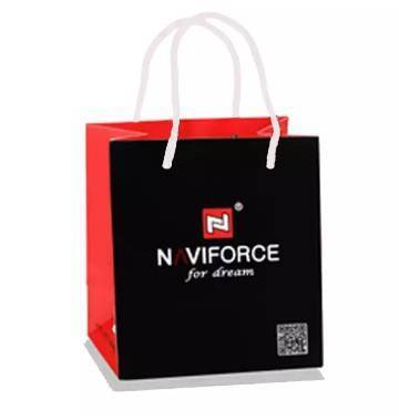 NAVIFORCE NF9089 Black Stainless Steel Chronograph Watch For Men - Black, 4 image