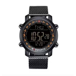 NF9130 - Stainless Steel Digital Watch for Men - Black