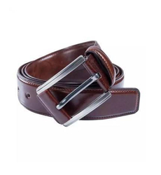 Chocolate Artificial Leather Formal Belt For Men