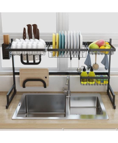 Stainless Steel Plate/Bowl Organizer (2-Racks)