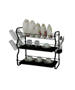 Stainless Steel Plate/Bowl Organizer (3-Racks)