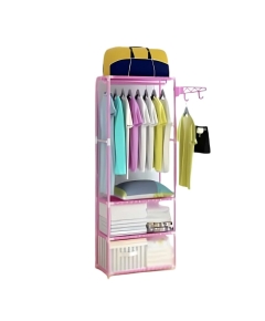 Hanging Rack (Pink/White)