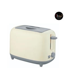 Ocean Bread Toaster 2 Slice With Cover Grey - OBT802GR