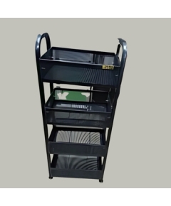 3 Rack Kitchen Trolly (Black)
