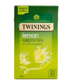 Twinings Lemon Green Tea (20 teabags, Country of Origin UK)
