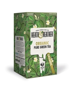 Heath & Heather Organic Pure Green Tea (20 tea bags/box)