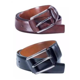 Black & Chocolate Belt Combo For Men