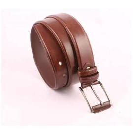 Brown Leather Formal Belt For Men, 2 image