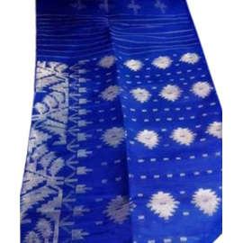 Blue Jamdani Saree For Women