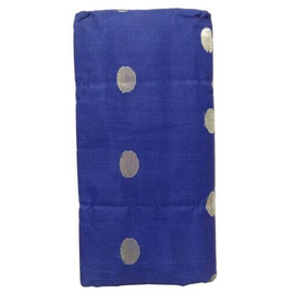 Blue Cotton Saree For Women, 2 image