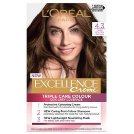 L'Oreal Paris Excellence 4.3 Dark Golden Brown Hair Color