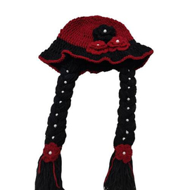 Red & Black Baby Hats (5-6 years)