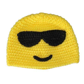 Emoji Yellow Baby Cap(0-3 months)