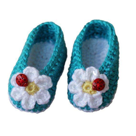 Sea Green Baby Shoes (6-12 months)
