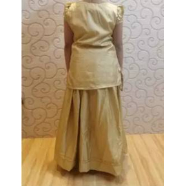 Golden Silk Skirt+ Tops(5-8Y), 3 image
