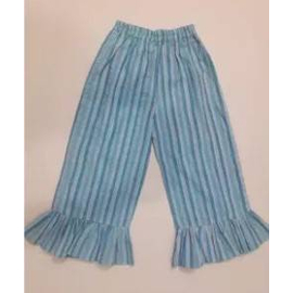 Stripe Cotton Plazzo-Blue(7-10Y)