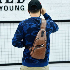 Light Brown Crossbody Fashion Backpack