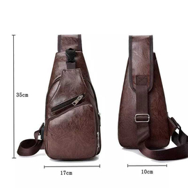 Brown Crossbody Fashion Backpack