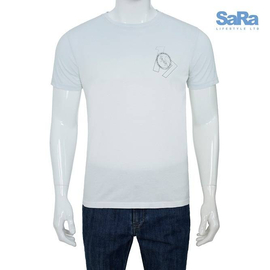 SaRa Mens T -Shirt blue & white