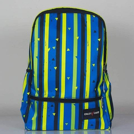 School Bag- Blue Stripe