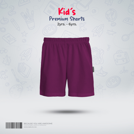 Fabrilife Kids Premium Shorts- Purple