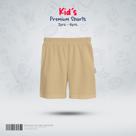Fabrilife Kids Premium Shorts- Tan
