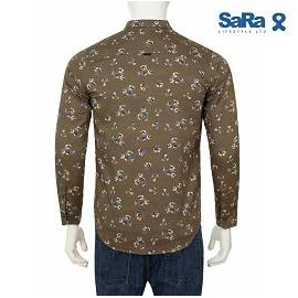 SaRa Men's Casual Shirt Printed