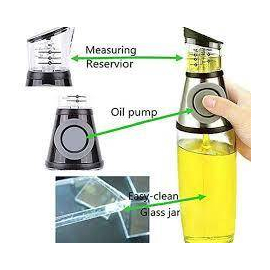 Press and Measure Oil and Vinegar Dispenser Bottle - 500 ml, 2 image