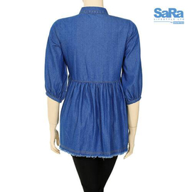 SaRa Ladis Denim Fashion tops