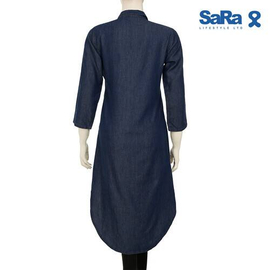 SaRa Ladies Denim Ethnic (WDK11WB-Indigo), 2 image