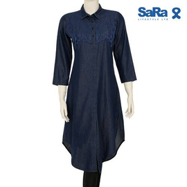 SaRa Ladies Denim Ethnic (WDK11WB-Indigo)