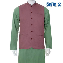 SaRa  Men's Mojib Coat (MCT61WCB-Brown)