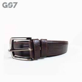 B79. Classy Croco Embossed Premium Leather Belt For Men, 2 image