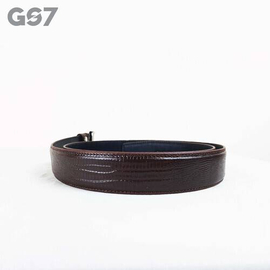 B79. Classy Croco Embossed Premium Leather Belt For Men
