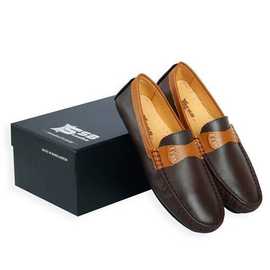 Dark Brown Exclusive Loafers Men's SB-S176, Size: 39