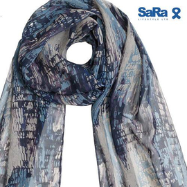 SaRa Ladies Scarf (WSC11YDE-Multicolor print), 2 image