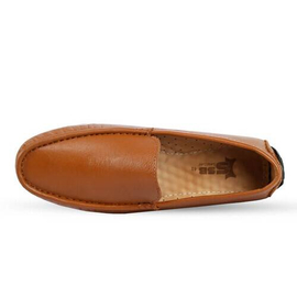 Tan Color Leather Loafers For Men SB-S127, Size: 40, 3 image