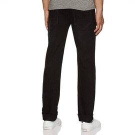 NZ-13063 Slim-fit Stretchable Denim Jeans Pant For Men - Deep Black, 2 image
