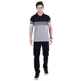 NZ-13069 Slim-fit Stretchable Denim Jeans Pant For Men - Deep Black, 6 image