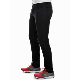 NZ-13062 Slim-fit Stretchable Denim Jeans Pant For Men - Deep Black, 2 image