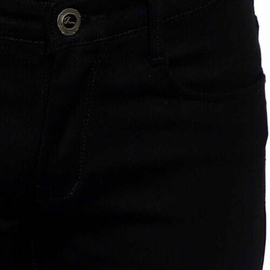 NZ-13020 Slim-fit Stretchable Denim Jeans Pant For Men - Deep Black, 3 image