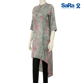 SaRa Ladies Ethnic mid length kurti (NWEW35D-MULTICOLOR), 2 image