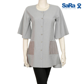 SaRa Ladies Fashion Tops (WFT61YHC-Grey)