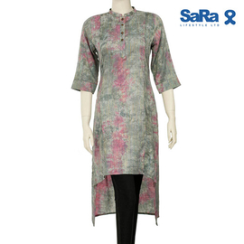 SaRa Ladies Ethnic mid length kurti (NWEW35D-MULTICOLOR)