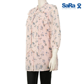 SaRa Ladies Fashion Tops (WFT41FA-Pink Printed), 3 image