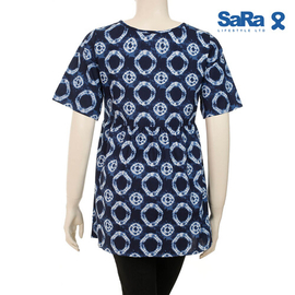 SaRa Ladies Fashion Tops (WFT121YHA-BLUE PRINTED), 3 image