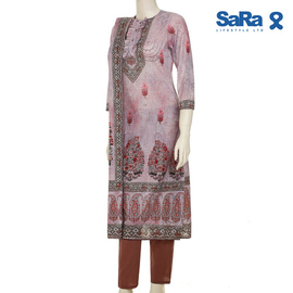 SaRa Ladies Ethnic 3 pcs (WLW91FB-Grey print), 2 image