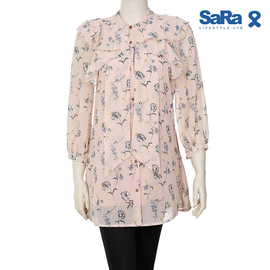 SaRa Ladies Fashion Tops (WFT41FA-Pink Printed)